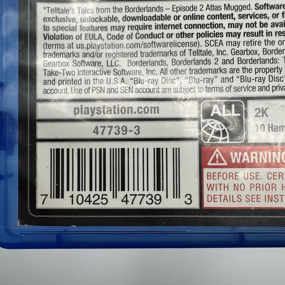 Tales From the Borderlands PS4 PlayStation 4 2016 Complete VGUC